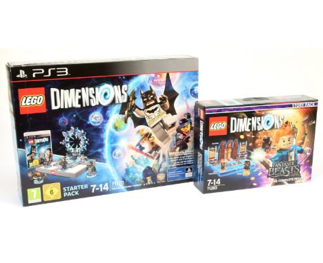 Lego Dimensions sets to include PS3 71170 Starter pack, 71253 Fantastic beasts Story pack. Both within Near Mint sealed boxes