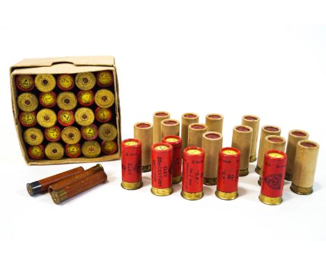 A quantity of 12 gauge shotgun shells in 2" and 0.410" variants (please note a Shotgun Certificate is required to purchase th