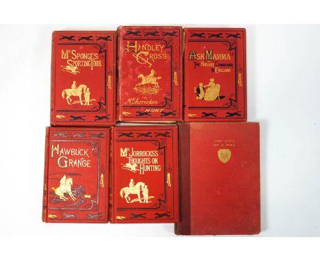 Mr Jorrocks's Thoughts on hunting, and Handley Cross, printed for subscribers  by Bradbury, Agnew &amp; Co, together with How