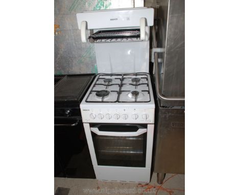 A Beco four ring oven with grill. 19 1/2" wide.