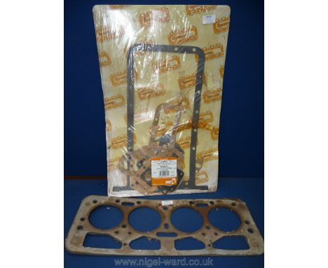 A Sparex "S40603 Gasket set- bottom" for Massey Ferguson 35 (4 cylinder, 23 engine) incomplete and two of cylinder head gaske