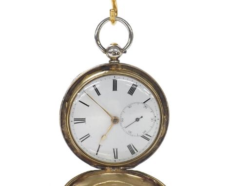 Silver fusee lever hunter pocket watch, London 1846, signed Thos Savory & Co, 47 Cornhill, London, no. 3444, plain balance co