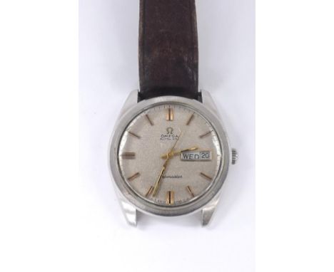 Omega Seamaster automatic stainless steel gentleman's wristwatch,  ref. ST 166 032/ST 168 023, circa 1969, circular grey dial