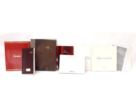 Patek Philippe Collection 2009/10 catalogue, Cartier catalogue, Omega - The Collection catalogue, Longines, Jaeger LeCoultre 