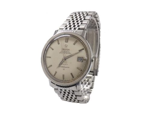 Omega Constellation Chronometer automatic stainless steel gentleman's bracelet watch, ref. ST 168.004, circa 1966, circular s
