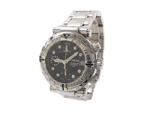 Invicta Subaqua Noma 300m automatic chronograph limited edition stainless steel gentleman's bracelet watch, ref. MOD. 2087, n