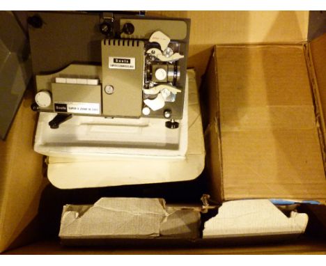 Super 8 projector and slide projector