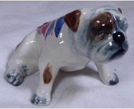 Carltonware Bulldog Union Jack, H: 7.5 cm 