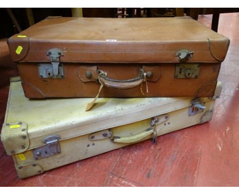 Pair of vintage suitcases