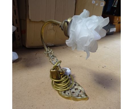 A Christopher Wray light fitting and wall lights