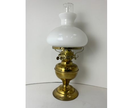 Double Burner Brass Oil Lamp 