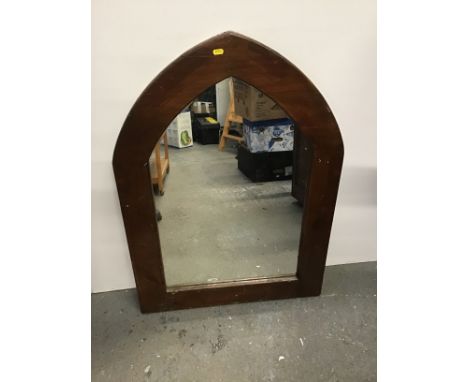 Wood Framed Mirror - H95cm 