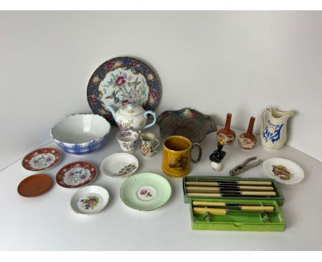 Collection of China - Penguin Pie Funnel and Nutcracker etc 