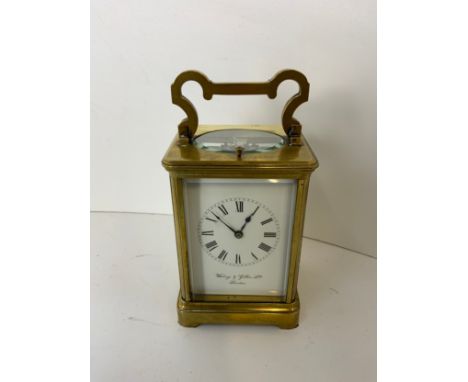 Waring &amp; Gillow Ltd Brass Mantel Clock 