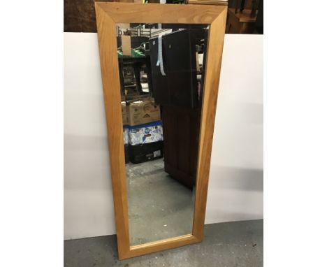 Wood Framed Full Length Mirror 