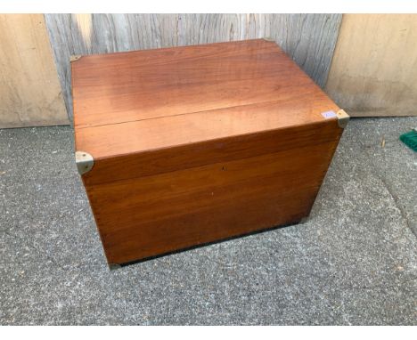 Mahogany Trunk - 74cm W x 53cm D x 50cm H 