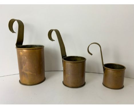 Graduating Copper/Brass Measuring Cups 