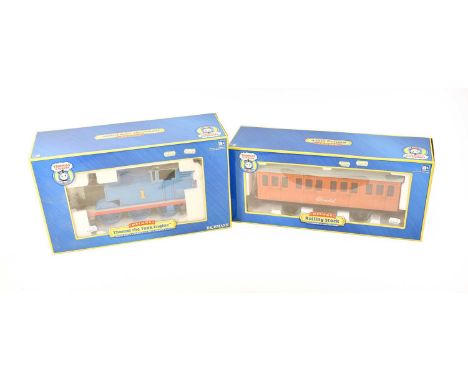 and 97002 Clarabel Coach (both E boxes G) together with Aristo Train Set (Wireless Remote Control) with San Bernadino locomot