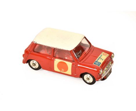 in 225 Austin Seven box with '1966 RAC International Rally BMS Mini Cooper S' sticker (G box G)