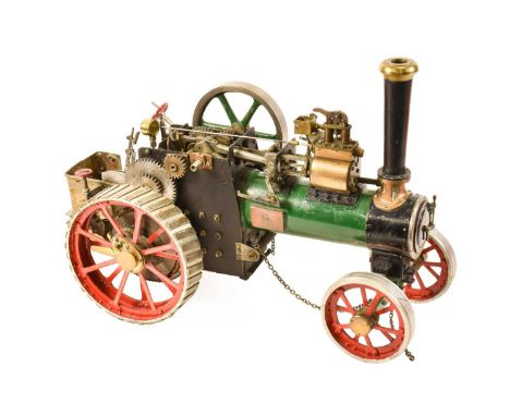 finished in green, with a set of plans: Minnie a 1" Traction Engine 18", 46cm