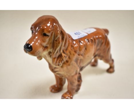 A Goebel red cocker spaniel,CH263,gloss finish.