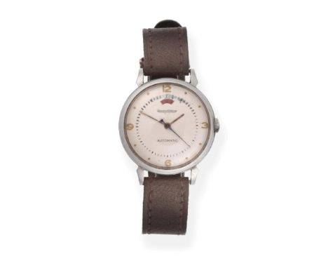 A Stainless Steel Automatic Centre Seconds Power Reserve Wristwatch, signed Jaeger LeCoultre, model: Futurematic, circa 1955,