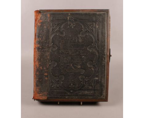 A vintage Holy Bible.  