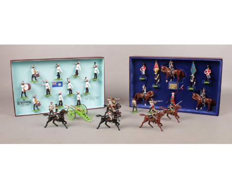 Britains Collectors Models. Limited Editions. The Bahamas Police Band, Honourable Artillery Company, The Charge of the light 