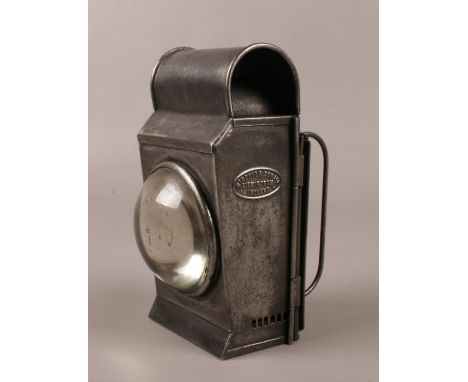 A vintage Wyncott &amp; Son Ltd GPO lamp, bearing broad arrow mark.  