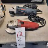 LOT: (2) Electric Grinders