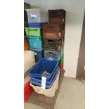 LOT: (7) Asst. Bins ( see photo for details)