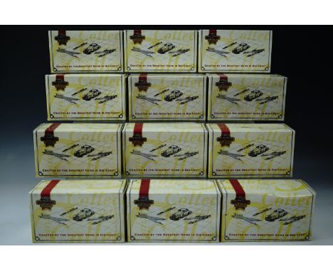 Twelve boxed Matchbox die-cast replica collectables 1929 Garrett steam wagon, Aveling &amp; Porter steam roller, 1917 Yorkshi
