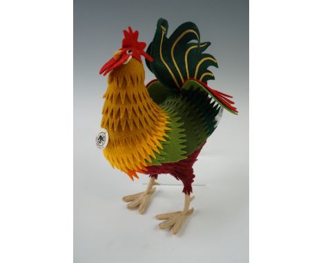 A Steiff cockerel, 23 cm