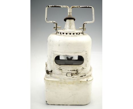 An Adlake railway lamp, interior, number 55, 30 cm