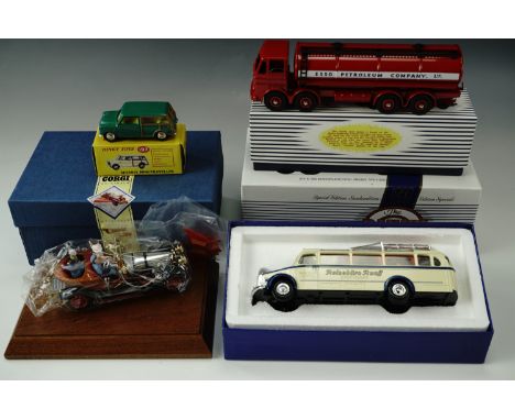 A boxed Corgi die-cast model Chitty Chitty Bang Bang, Dinky Supertoys Leyland Octopus Tanker-Esso, Dinky 1950 Mercedes-Benz d