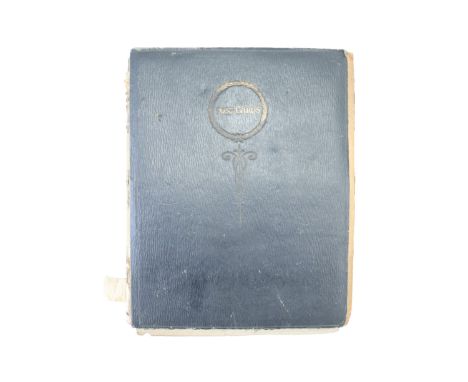 A postcard album, of over 150 postcards from Britain and many photographic portrait postcards including Great War soldiers