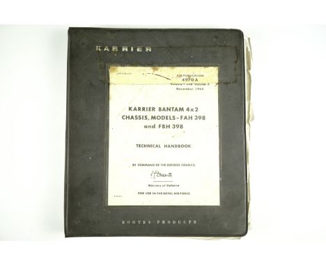A 1960s RAF Karrier Bantam 4 x 2 lorry manual