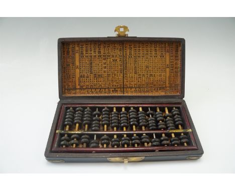 A reproduction Chinese abacus 