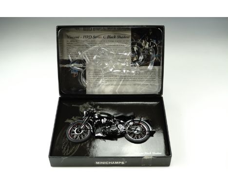 A Minichamps "Classic Bike Series" Vincent Black Shadow 1:12 scale