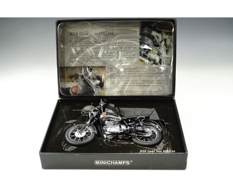 A Minichamps "Classic Bike Series" BSA Gold Star DBD34 1:12 scale