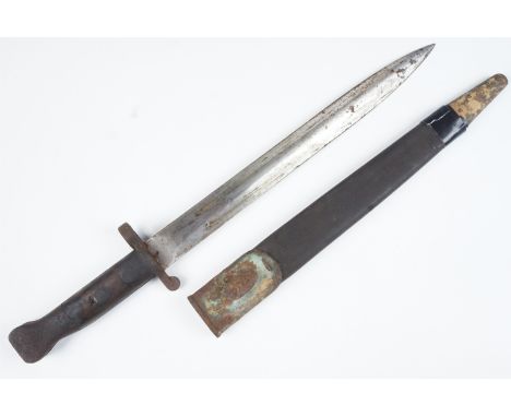 A Pattern 1888 Mk I bayonet, (scabbard a/f)