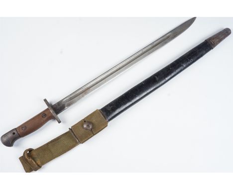 A British Pattern 1907 bayonet by Wilkinson, dated 1918