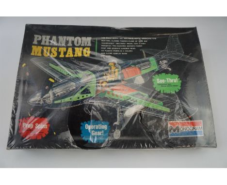 A Phantom 1:32 scale model Mustang aeroplane