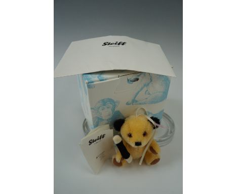 A small boxed Steiff Sooty Bear, 11 cm