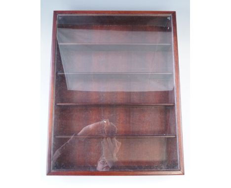 A model car display case, 42 x 9 x 54 cm