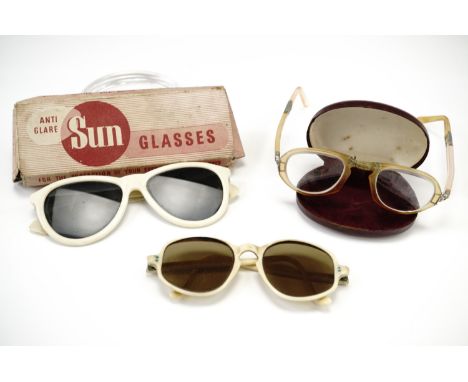 Three pairs of vintage sunglasses 