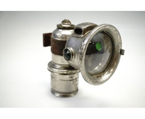 A P&amp;H "Dictator No 22" carbide lamp, 13 cm