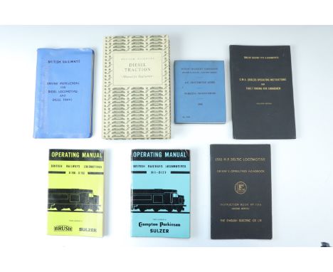A British Railways operating manual for D138-D193, D11-D137, a Diesel traction manual for engine men, etc 