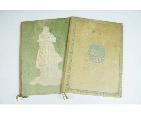 Two French publications containing facsimile historic manuscript documents respectively pertaining to the Great War and Frenc