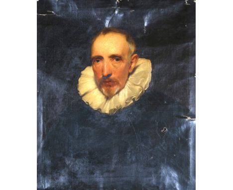AFTER ANTHONY VAN DYCK Portrait of Cornelis van der Geest, oils on canvas, 76 x 64cm